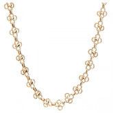 Geo Gold Geometric Short Necklace Jewellery Foxyavenue UK